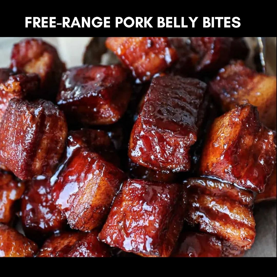 Free Range Pork Belly Bites Double Smoked -  500g