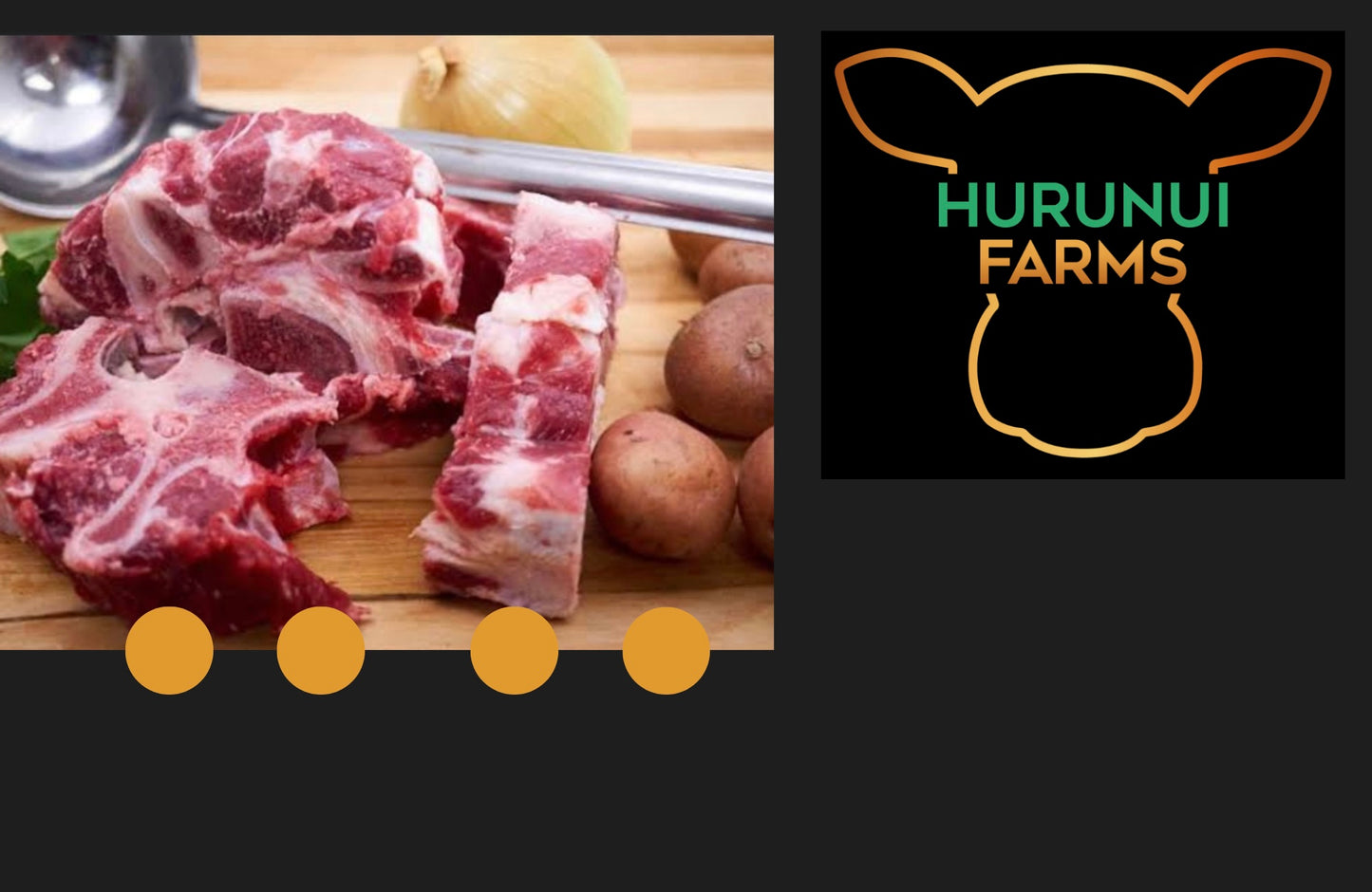 Boxes of Beef Neck Bones