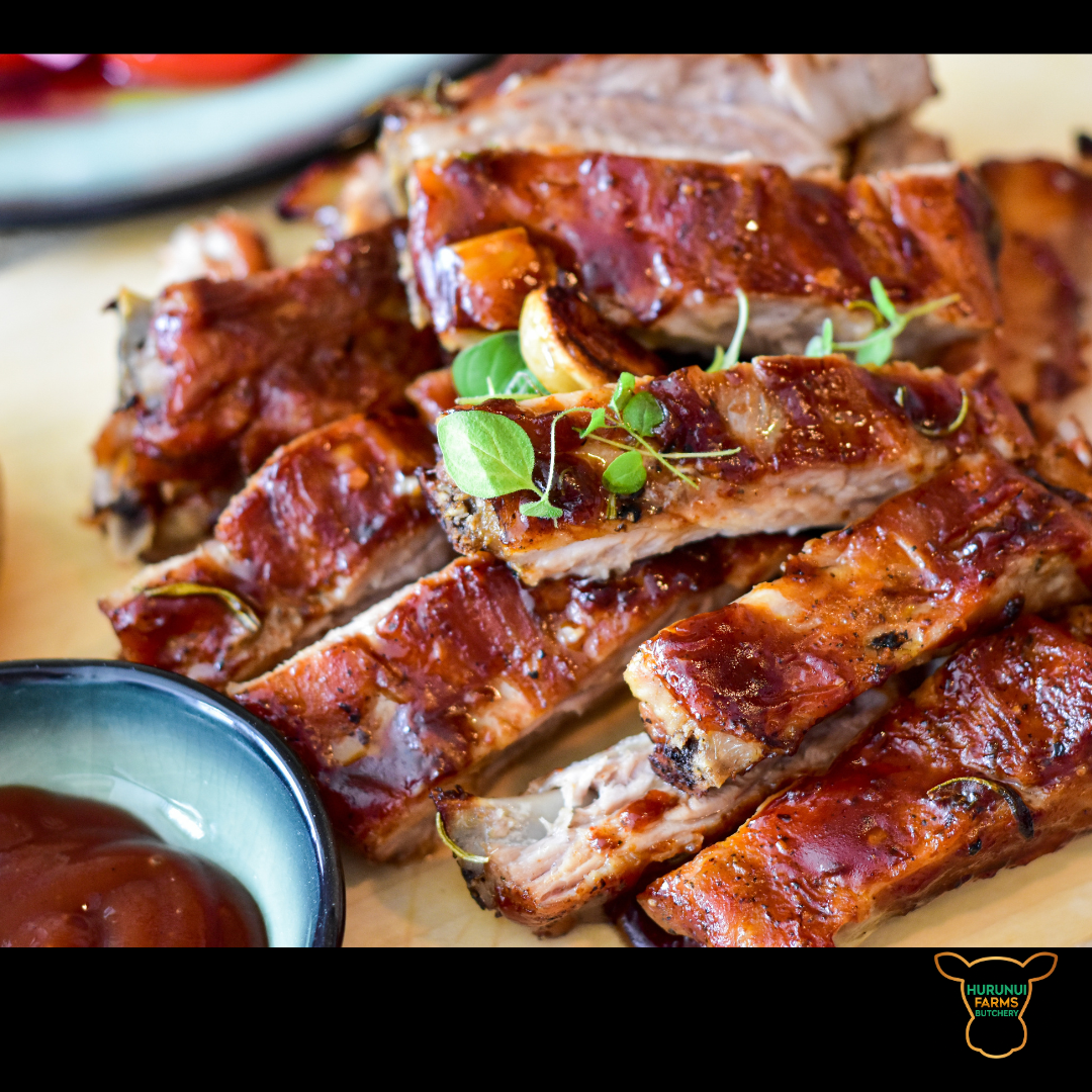 Free Range Pork Ribs in Honey Soy 500g