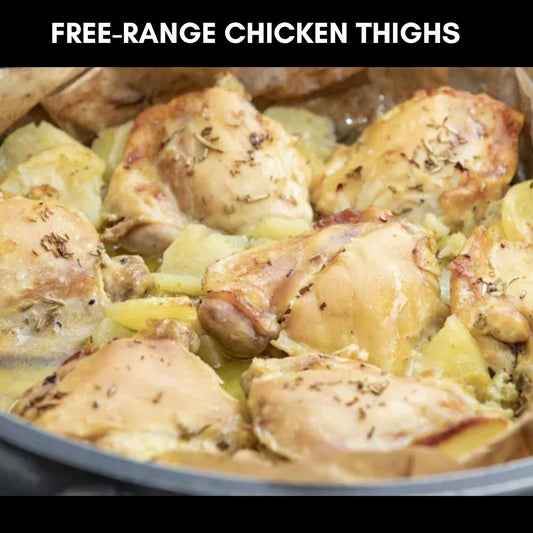 Free Range Chicken Thighs (bone out+skin off)