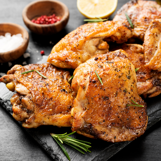 Free Range Chicken Thighs (bone out+skin off) 500g