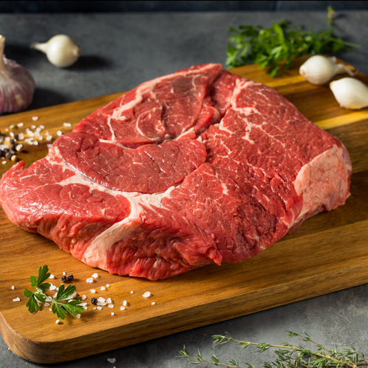 Premium Grass-Fed Beef Chuck Steak 500g