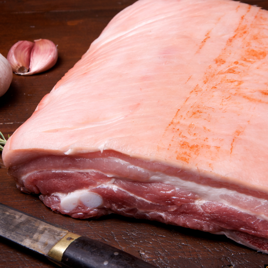 Free Range Pork Belly Whole 1kg