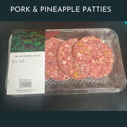 Free Range Pork and Pineapple Patties