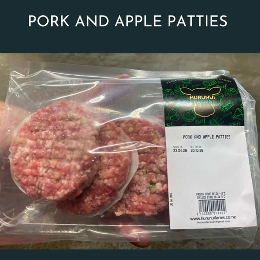 Free Range Pork and Apple Patties