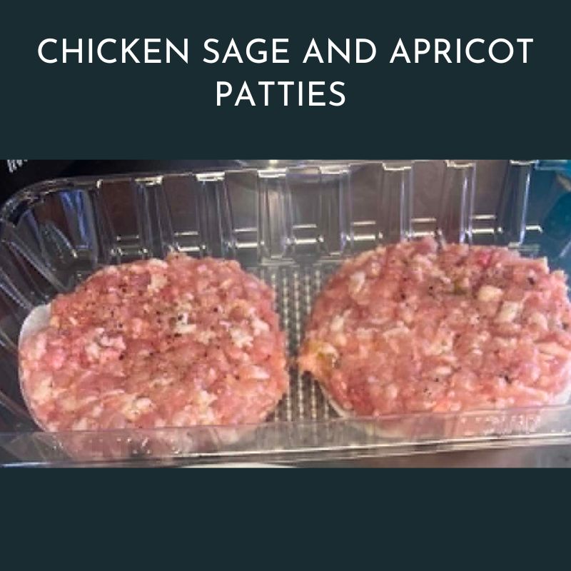Free Range Chicken, Sage and Apricot Patties (4)